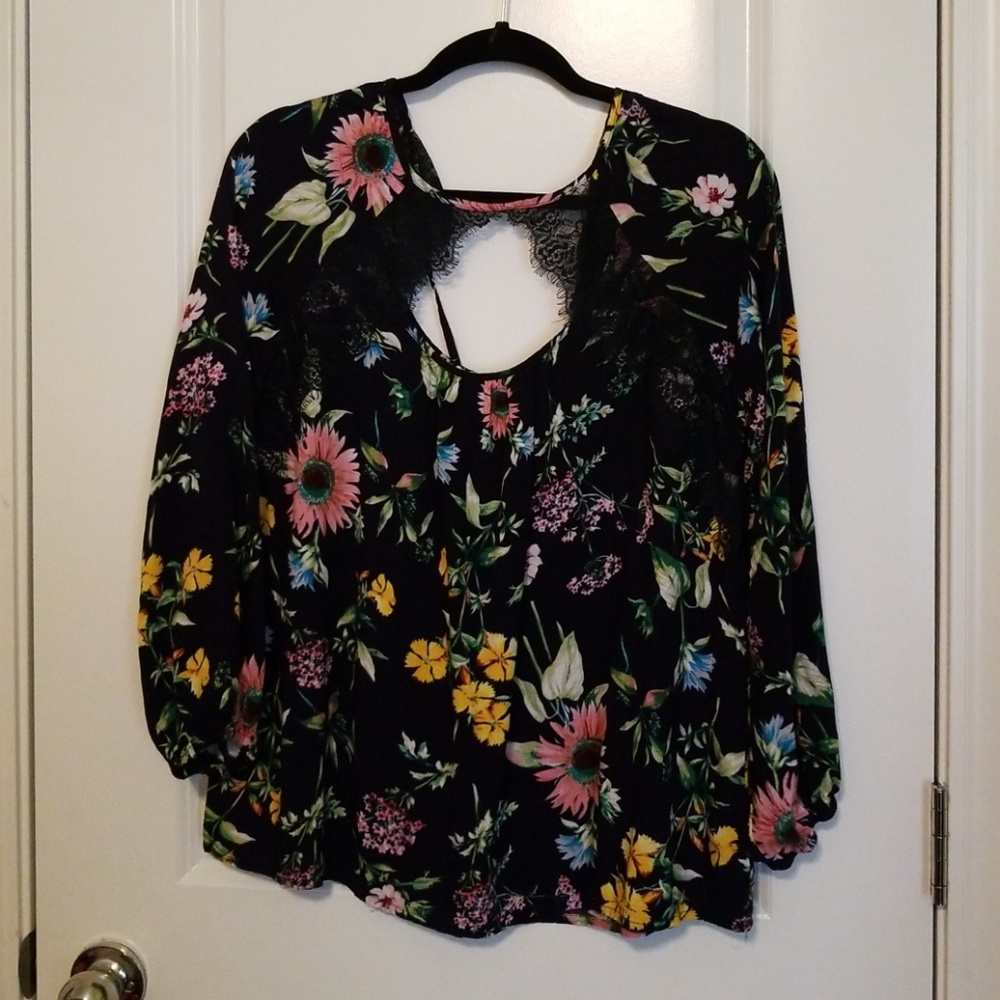 Entro Blue Floral Shirt